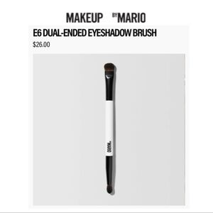 MAKEUP byMARIO E6
E6 DUAL-ENDED EYESHADOW BRUSH  ~NEW~